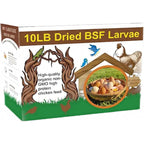 Hill Country Pet Classic Flock Dried Black Soldier Fly Larvae 10 Pound Bag front view