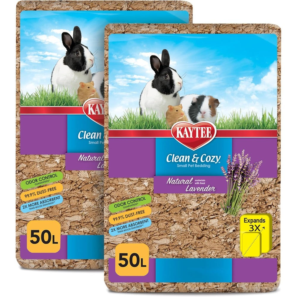 Kaytee Clean And Cozy Natural Bedding With Lavender For Small Pets 100 Liters