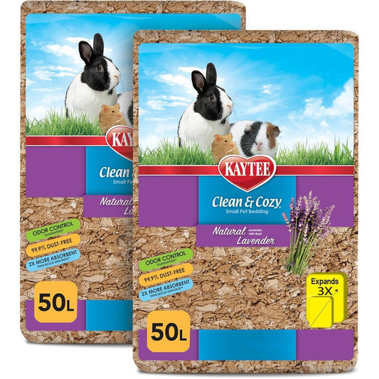 Kaytee Clean And Cozy Natural Bedding With Lavender For Small Pets 100 Liters
