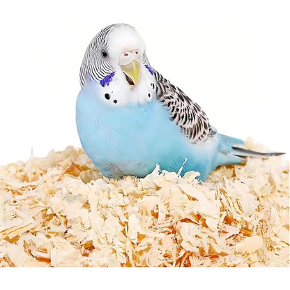 Manon Rosa Natural Aspen Wood Shavings For Bird Bedding And Small Pet Litter Low Dust And Odor Control Nesting Material