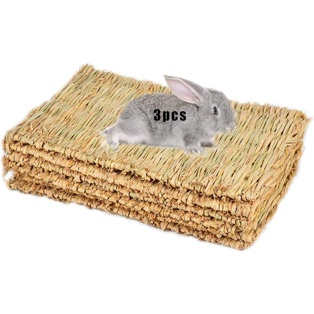 Hamiledyi grass mat front view natural woven straw