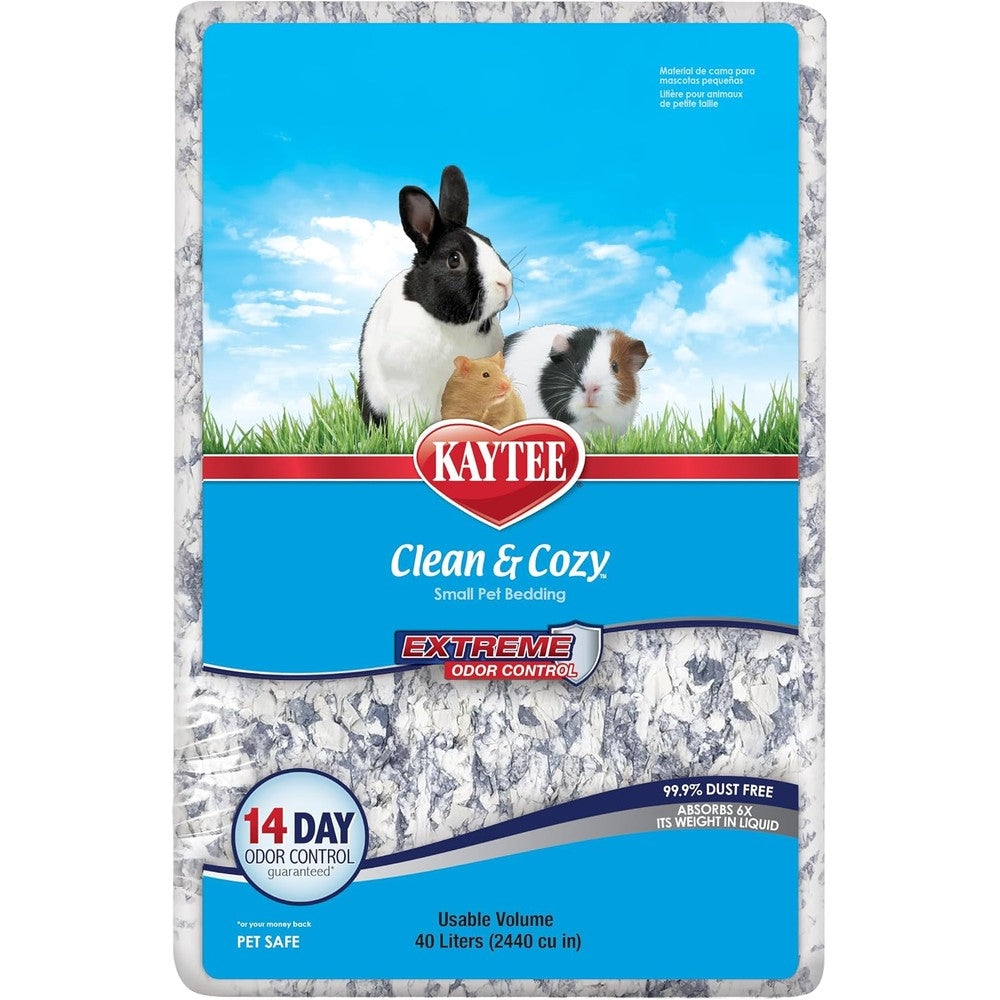 Kaytee Clean And Cozy Extreme Odor Control Bedding front view packaging