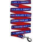Pets First MLB Toronto Blue Jays dog leash front view showing team branding
