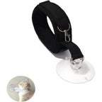UtySty cat bathing suction cup tether and grooming leash front view