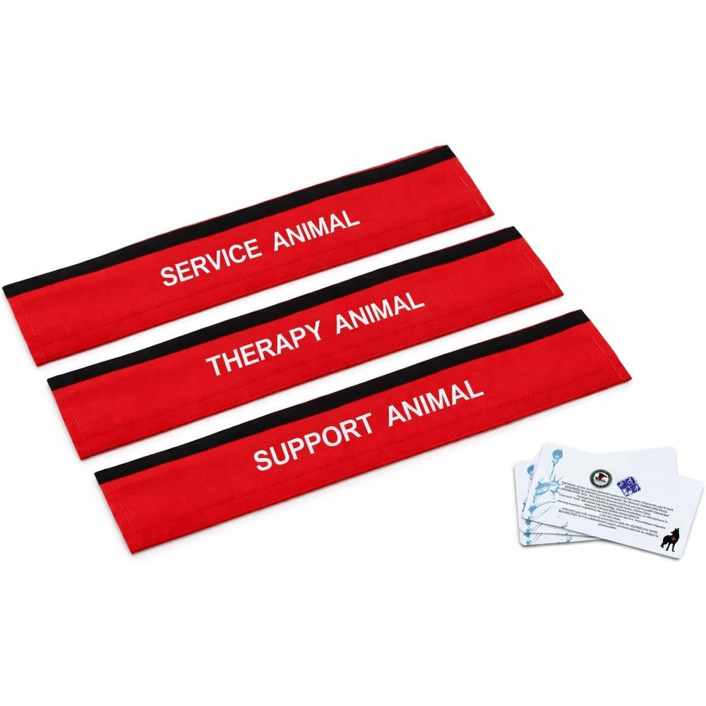 All Access Canine red service dog leash sleeve front view