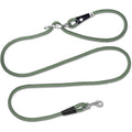 Curli Vario Comfort Leash Moss Small front view featuring shock-absorbing rope design