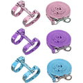 Gaahkai 3 pack cat leash and harness set front view
