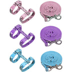 Gaahkai 3 pack cat leash and harness set front view