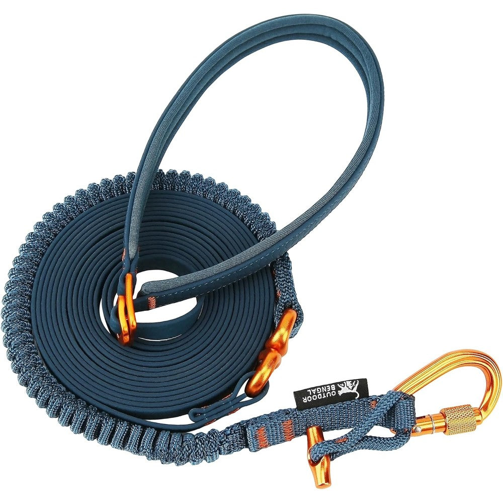 OutdoorBengal Kushma 14ft bungee leash for cats front view
