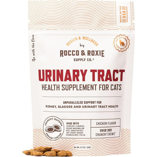 Rocco and Roxie Cat Urinary Tract Health Supplement front package view