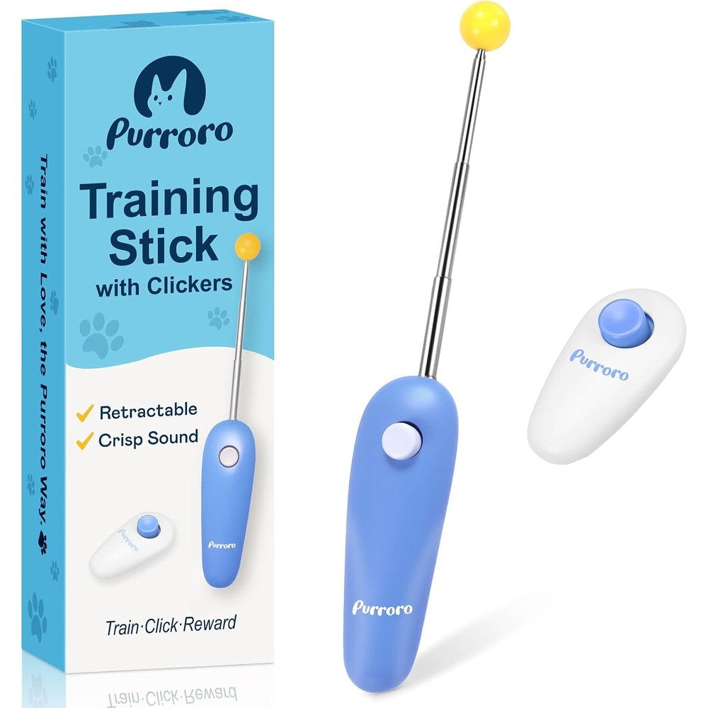 Purroro Cat Training Clicker Kit front view authentic imported pet behavior tools