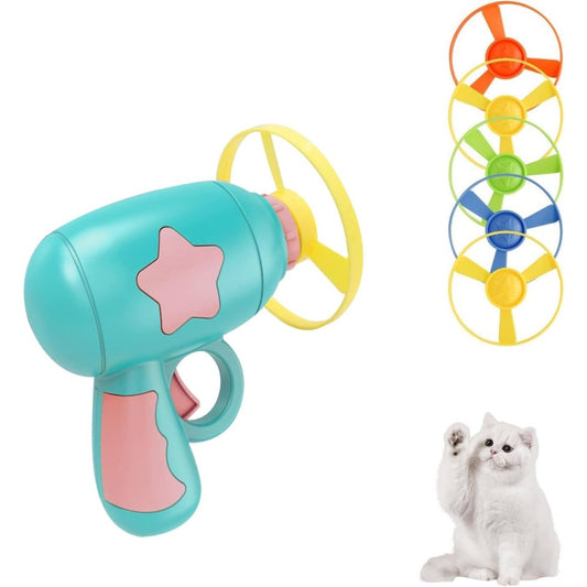 Andiker cat fetch toy front view interactive pet launcher