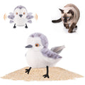 Potaroma Flapping Bird Sandpiper cat toy front view touch activated kitten kicker.