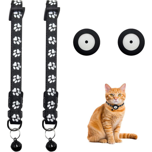 Dubcei Smart Cat Door ID Tags Microchip Cat Door Tags Collar Sensors Two Pack