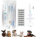 Generic Universal Pet Microchip Two Pack One Point Four By Eight Millimeters One Hundred Thirty Four Point Two Kilohertz Animal Identification