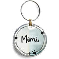Acatinthetree Personalized Pet ID Tag 9 Corolla Flower Wreath Styles For Extra Small Cats And Dogs Double Sided Engraved 316L Stainless Steel Pendant