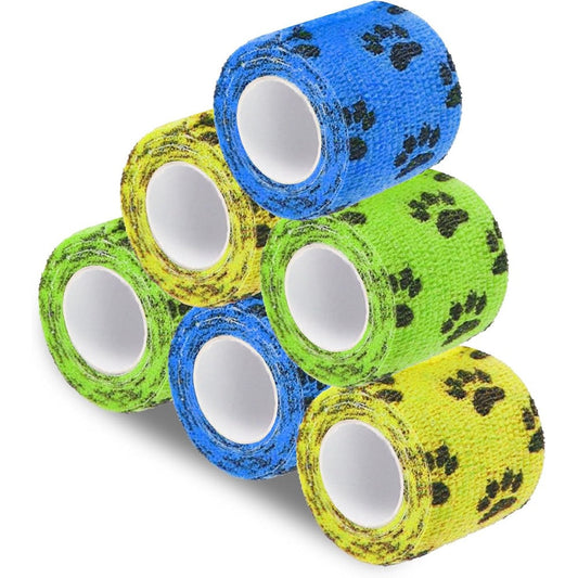 SunGrow Cat Self Adhesive Bandage 6 pack front view