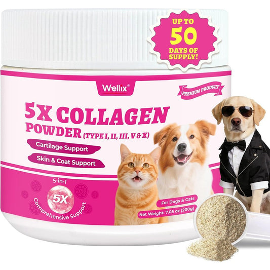 Wellix Natural Collagen Powder 7.05 Ounces front packaging