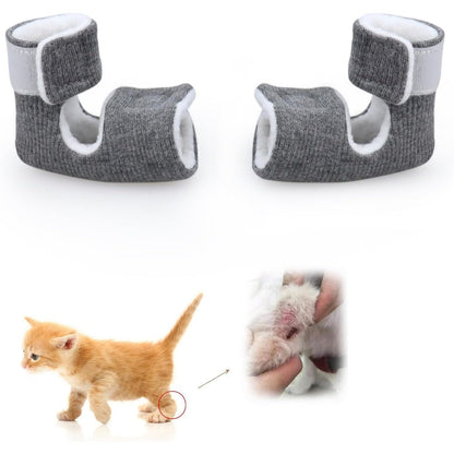 Vomvomp cat hock socks for kittens front view for ankle protection