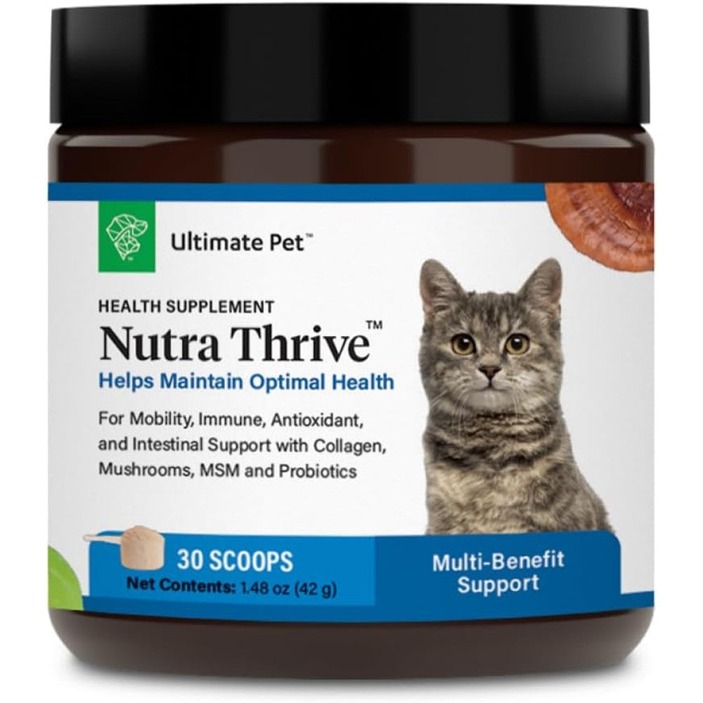 Ultimate Pet Nutrition Nutra Thrive Cat Supplement front view