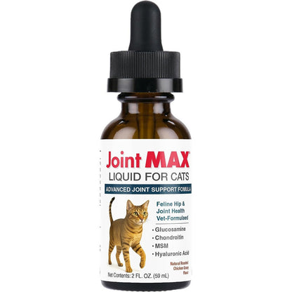 Joint Max Liquid for Cats joint and mobility support supplement bottle front view