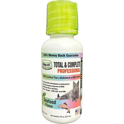 Liquid-Vet Premium 10-in-1 Cat Wellness Multi-Supplement bottle front view