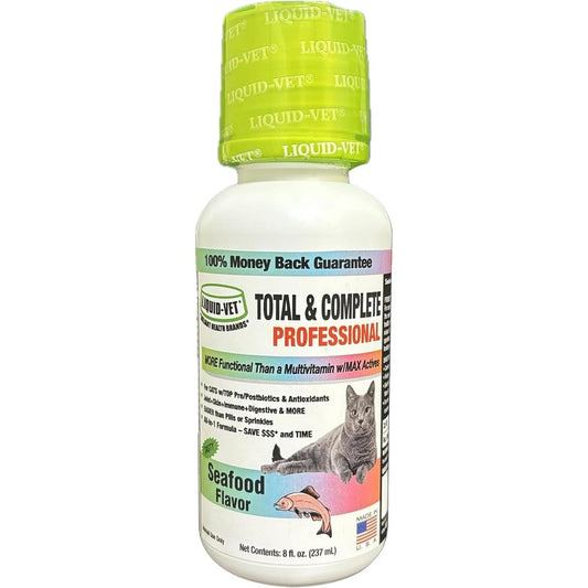 Liquid-Vet Premium 10-in-1 Cat Wellness Multi-Supplement bottle front view