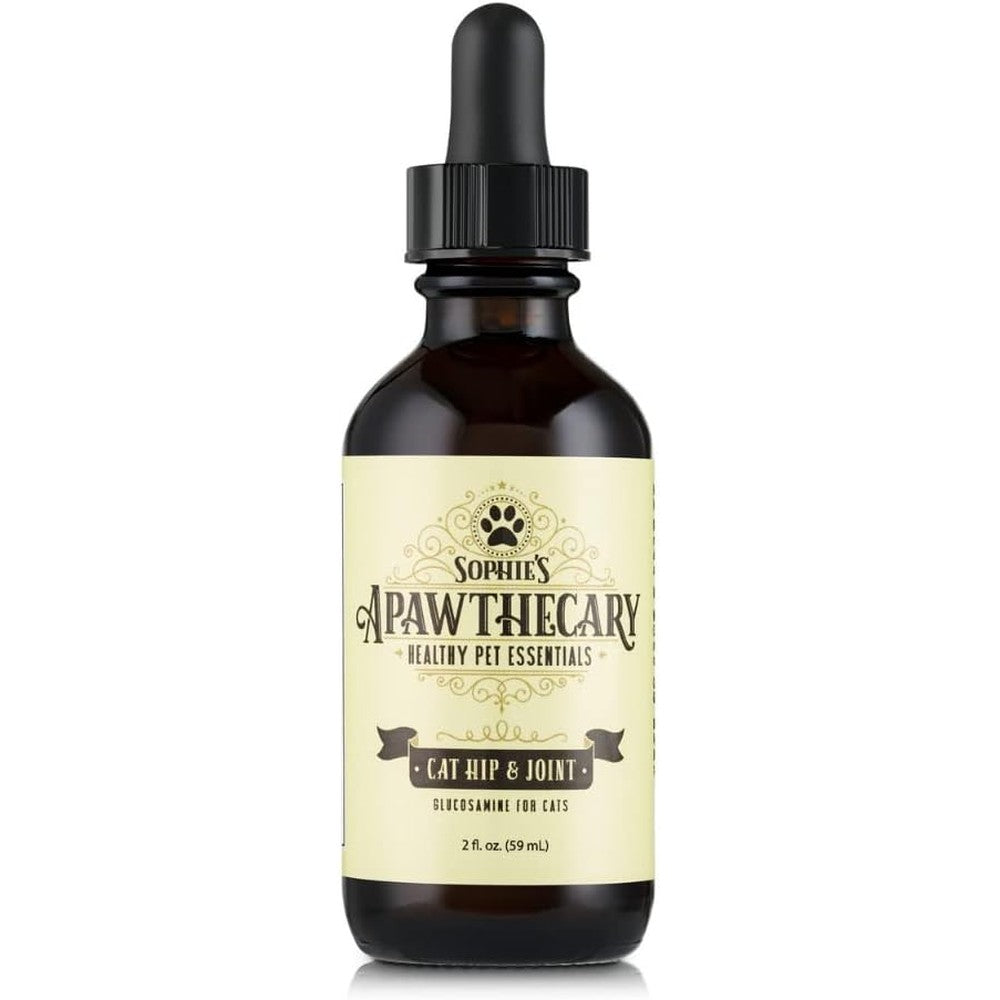 Sophie's Apawthecary cat glucosamine liquid supplement bottle front view