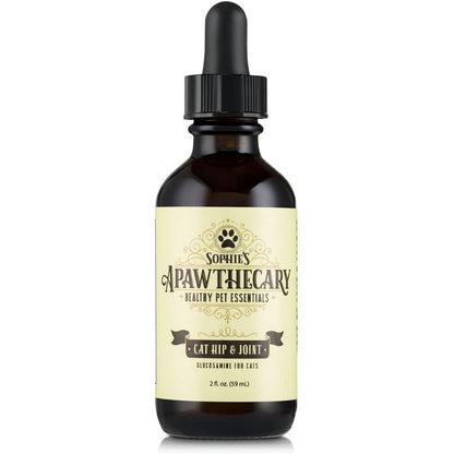 Sophie's Apawthecary cat glucosamine liquid supplement bottle front view