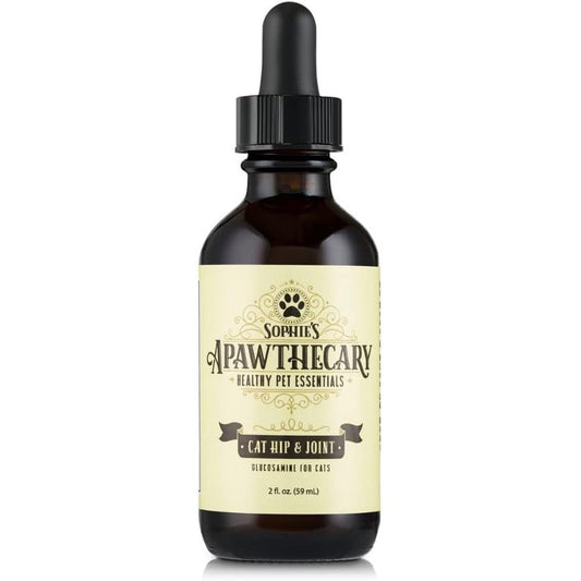 Sophie's Apawthecary cat glucosamine liquid supplement bottle front view