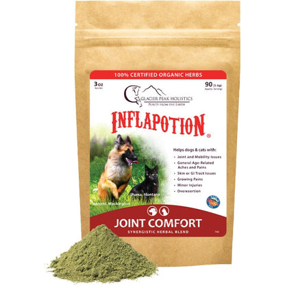 Glacier Peak Holistics Inflapotion herbal powder front packaging view