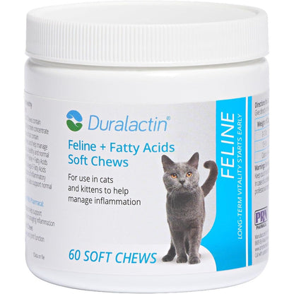 PRN Pharmacal Duralactin Feline and Fatty Acid Soft Chews front view