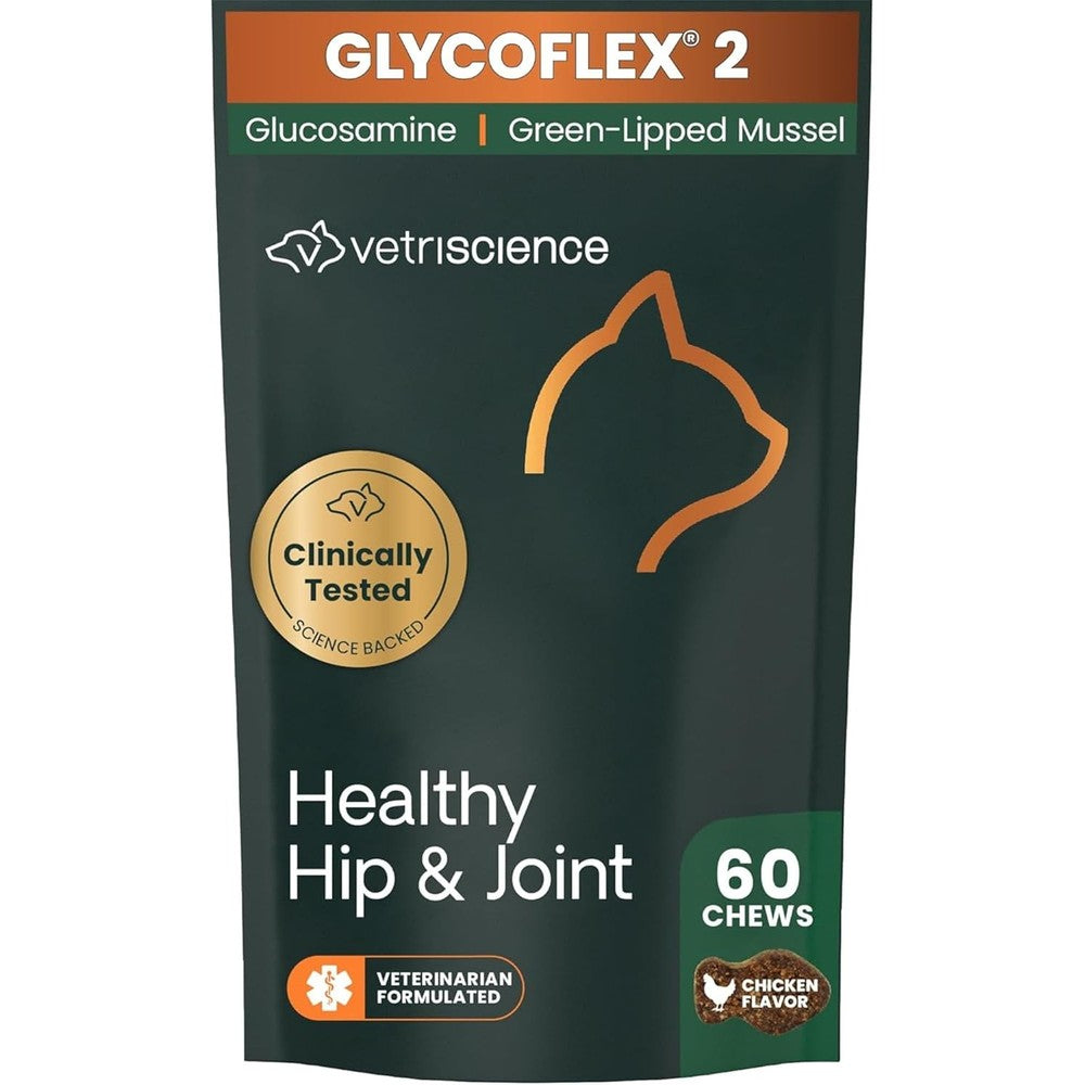 VetriScience Healthy Hip And Joint Cat Chews front view packaging