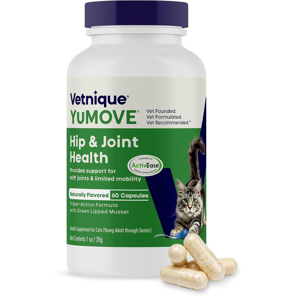 YuMOVE Cat Hip and Joint Supplement front view bottle