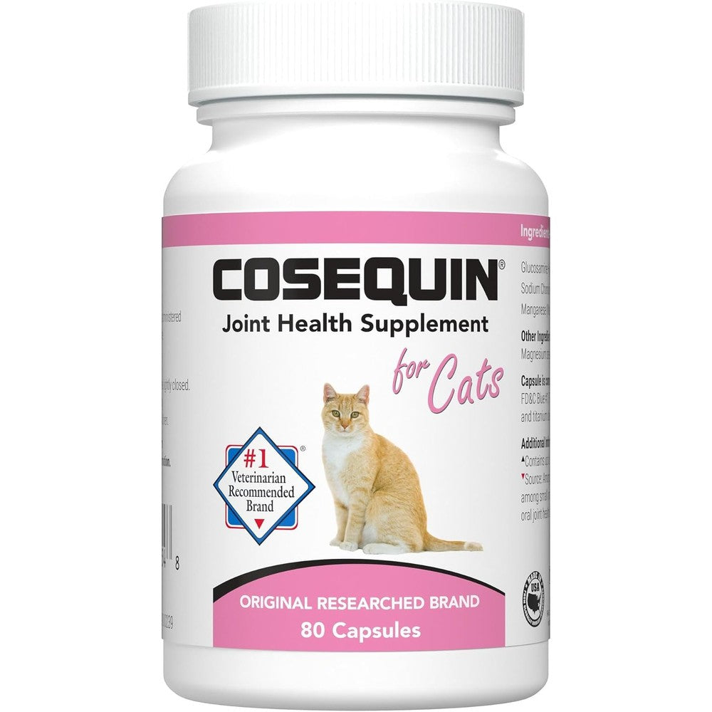 Nutramax Cosequin Joint Health Supplement For Cats Front Bottle View