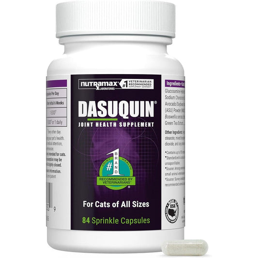 Nutramax Dasuquin joint health capsules for cats front view
