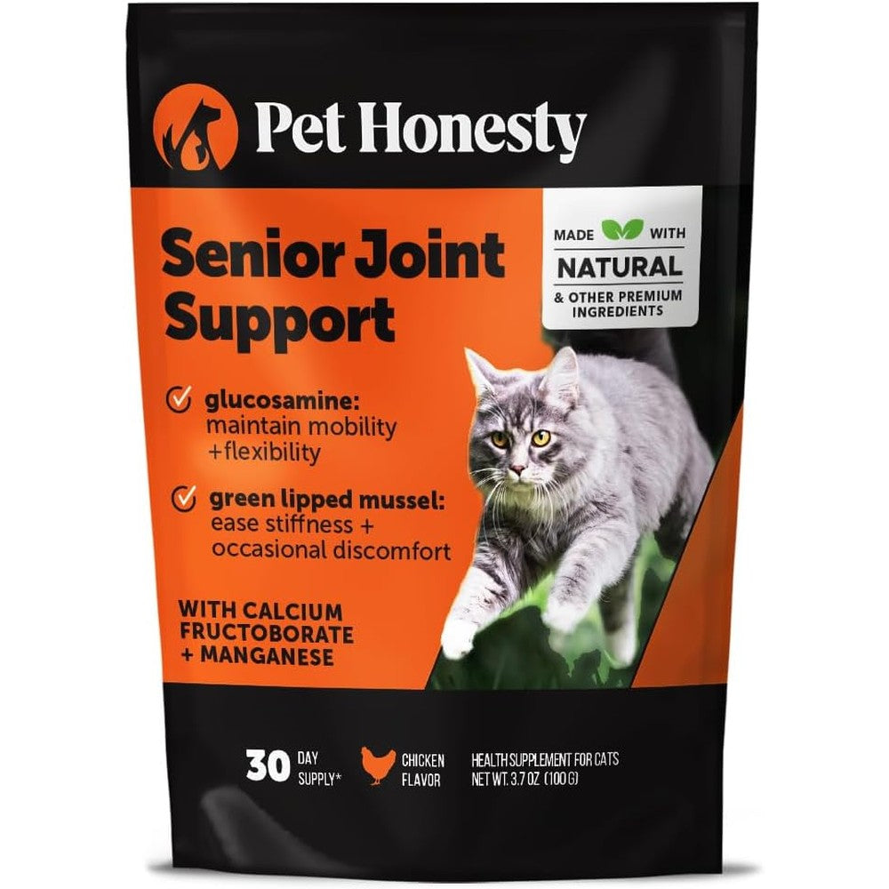 Pet Honesty Senior Cat Joint Supplement front view packaging
