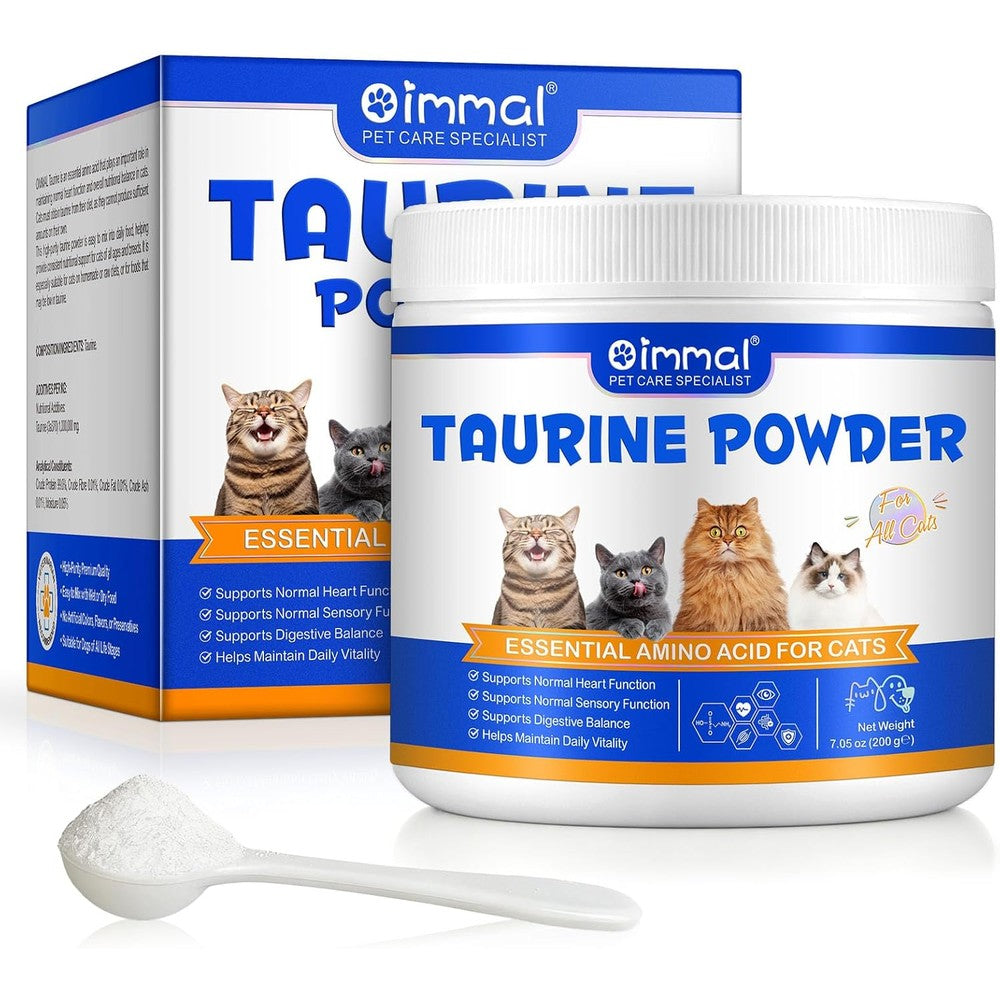Puravita Pure Taurine Powder Supplement for Cats front packaging view