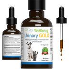Pet Wellbeing Urinary Gold For Cats front view bottle