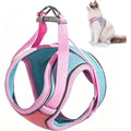 Naiwudful Escape Proof Cat Harness And Leash Set Adjustable Soft Breathable Step In Reflective Vest For Cats And Small Dogs Pink Medium