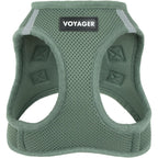 Best Pet Supplies Voyager Step-in Air Harness All Weather Mesh Reflective No Pull Vest For Dogs And Cats Moss Green Extra Extra Small