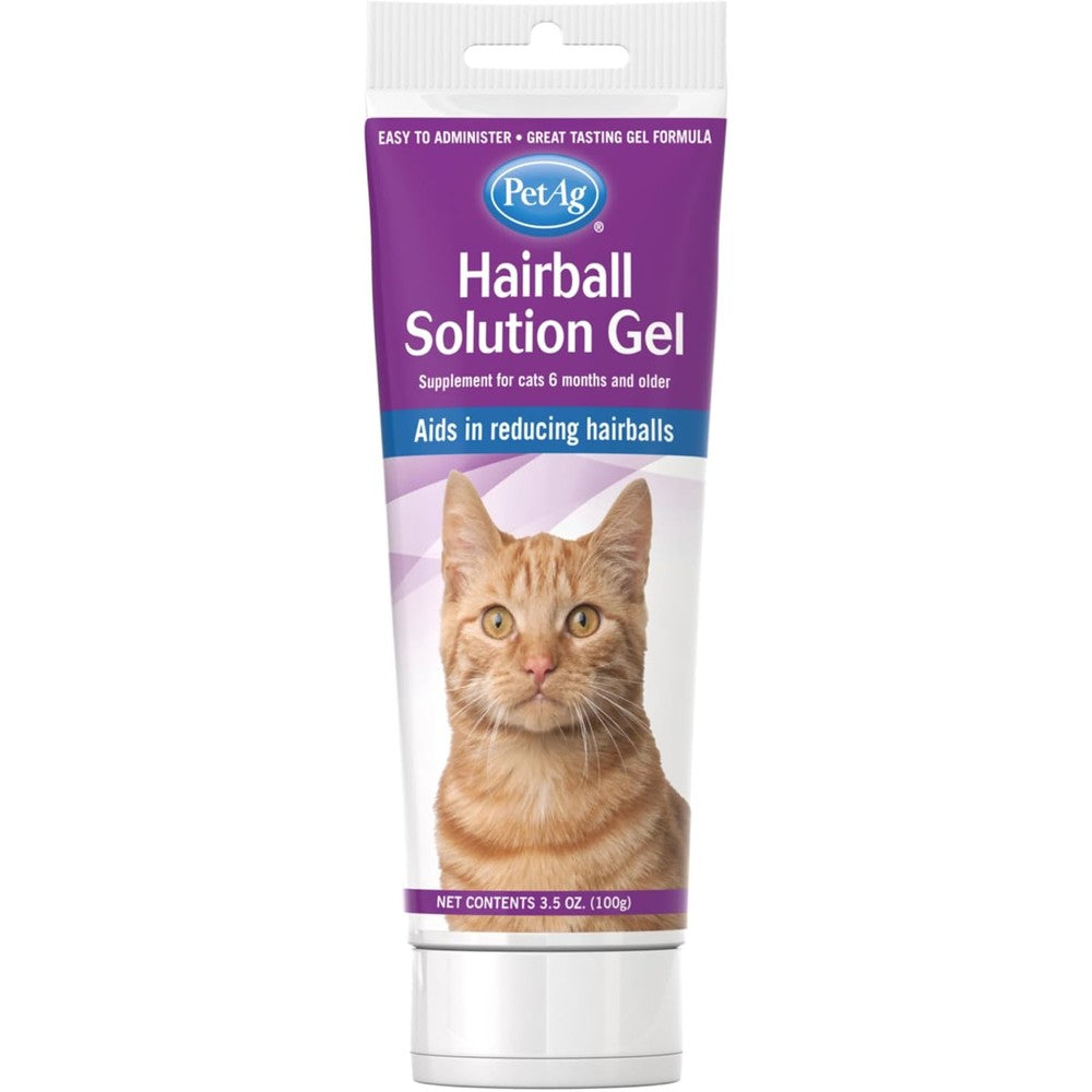 PetAg Hairball Solution Gel front view packaging
