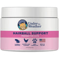 Under the Weather Hairball Support Powder front view jar for cat digestive wellness
