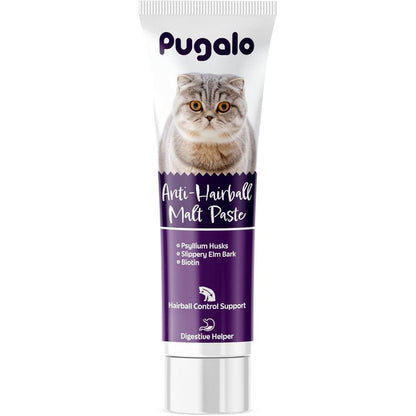 Pugalo Cat Hairball Remedy Gel front view authentic imported pet supplement India