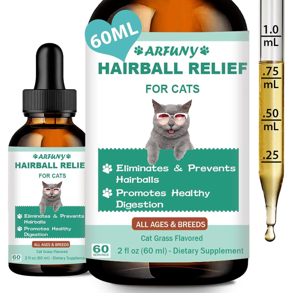 Santkol hairball treatment for cats front view bottle for feline digestive health