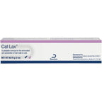 Dechra CatLax hairball elimination gel packaging front view for pet digestive health.