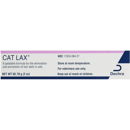 Dechra ACT Cat Lax hairball remedy gel formula front tube view