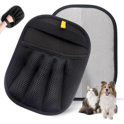 CUBIZ Upgraded Pet Hair Removal Gloves front view electrostatic fur remover