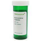 Generic Famotidine 20 mg Tablets 100 Count front view bottle
