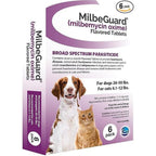 MilbeGuard flavored tablet for dogs 26-50 lbs and cats 6-12 lbs front packaging